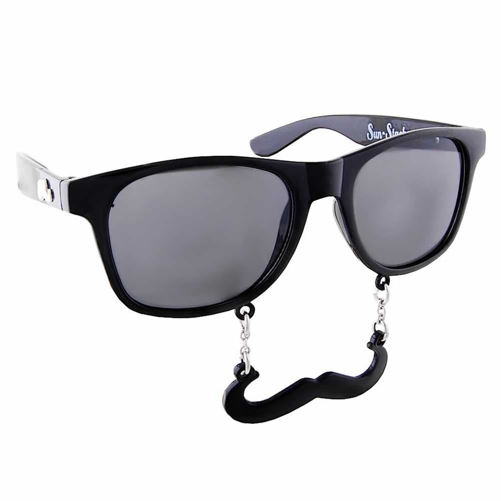 Glasses with mustache attached hotsell