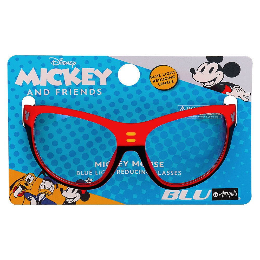 Mickey Mouse Classic Colors Sports Wrap Blue Light Blocking Glasses