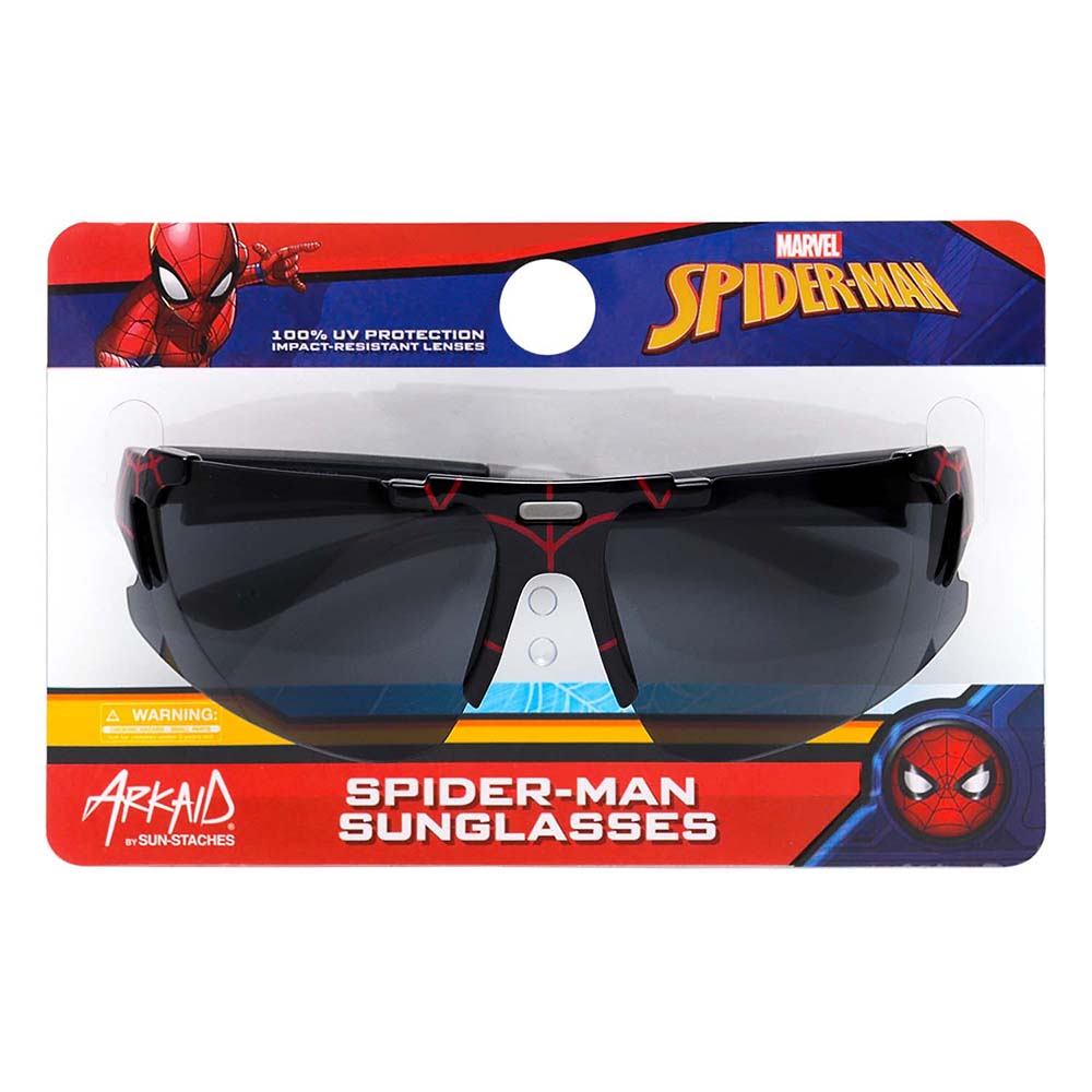Spider-man Black Web Kids Sports Wrap Sunglasses – Sunstaches