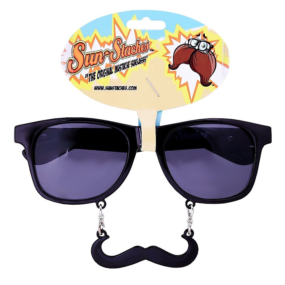 Sunglasses with Mustache - Hanging Mustache Glasses