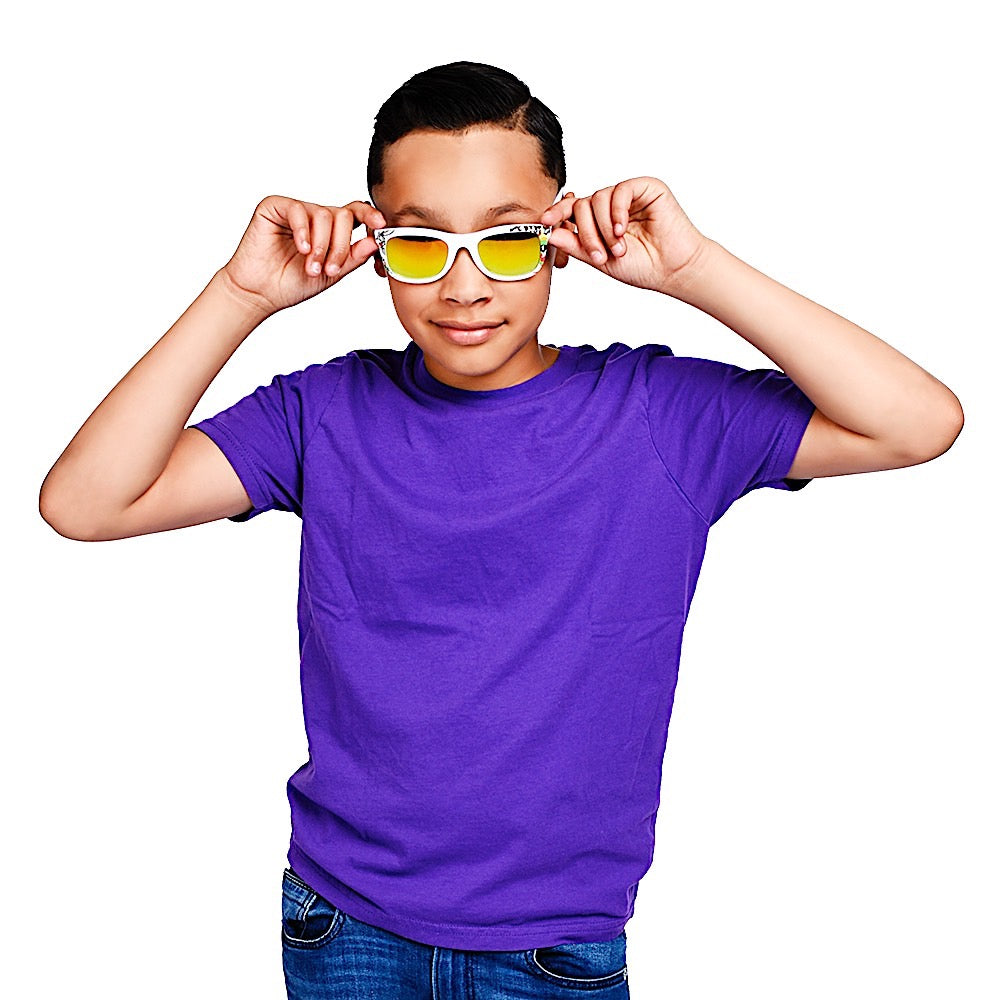 Looney Tunes Kids White Arkaid Sunglasses Sunstaches