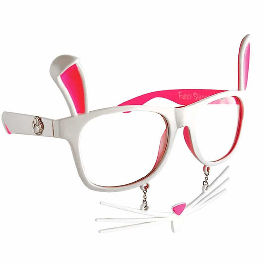 Easter Rabbit Glasses with Whiskers