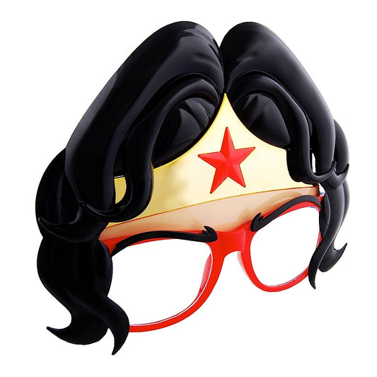 These Sun-Staches are part smart glasses, part Wonder Woman crown