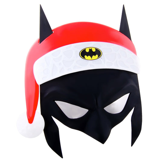 Before you head to the Christmas party, hang up your cape and get the Batman Santa Mask Sun-Staches.