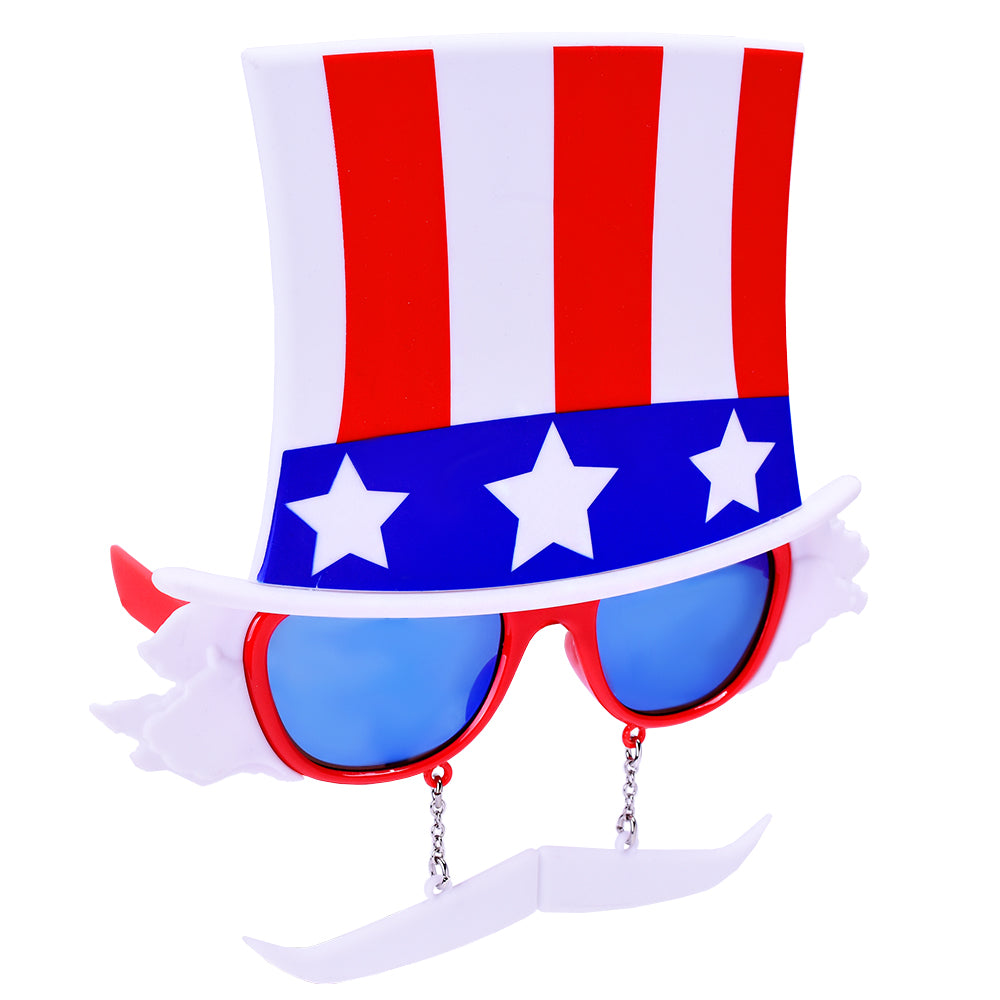 Uncle Sam Costume Glasses - 4th of July Gifts
