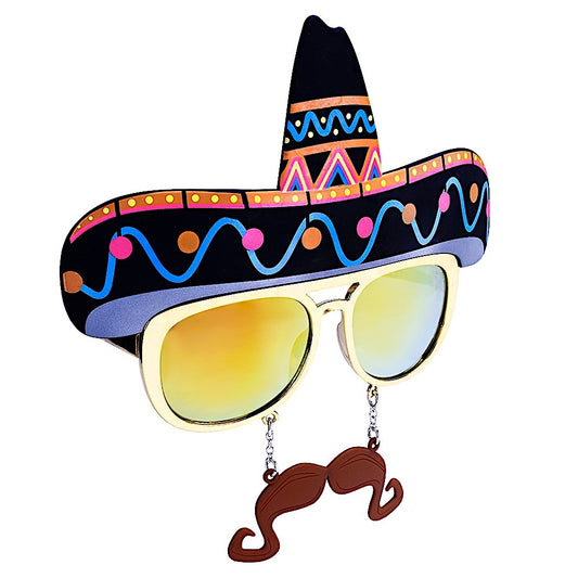 Sombrero Sunglasses - Mexican Fiesta Costume