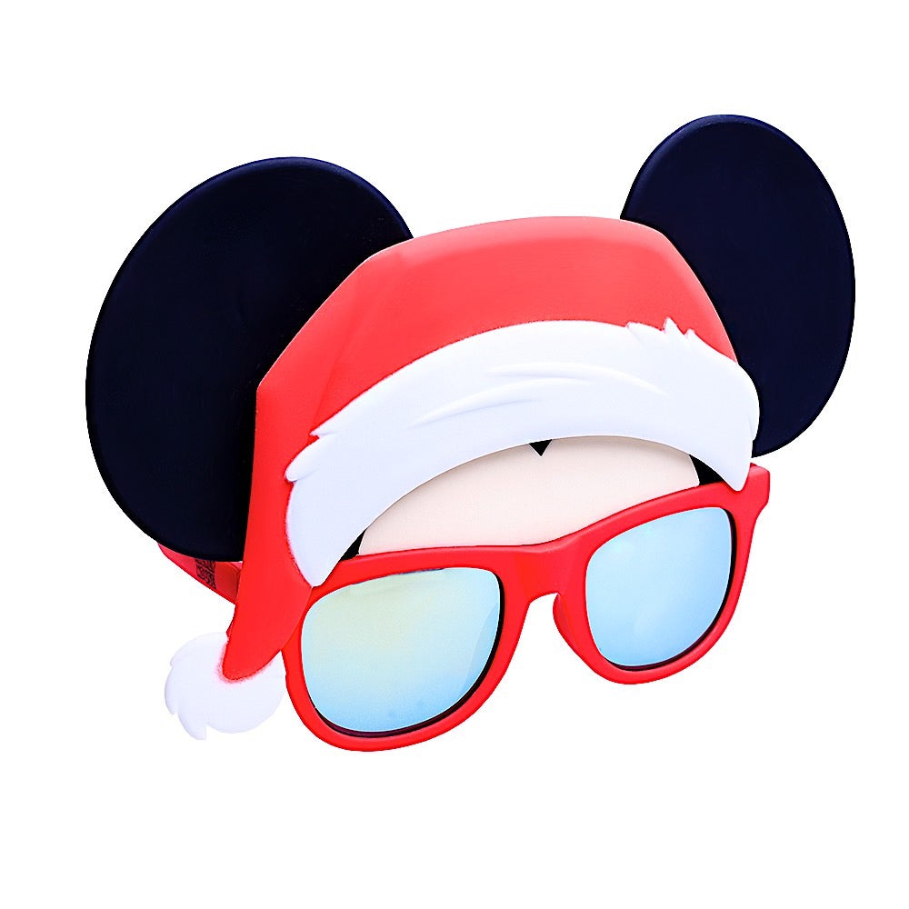 Santa Hat Mickey Sun-Staches®