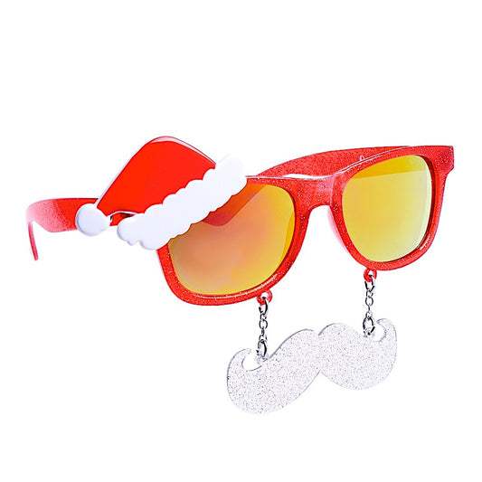 Santa Sunglasses with Mustache - Cute Christmas Gifts