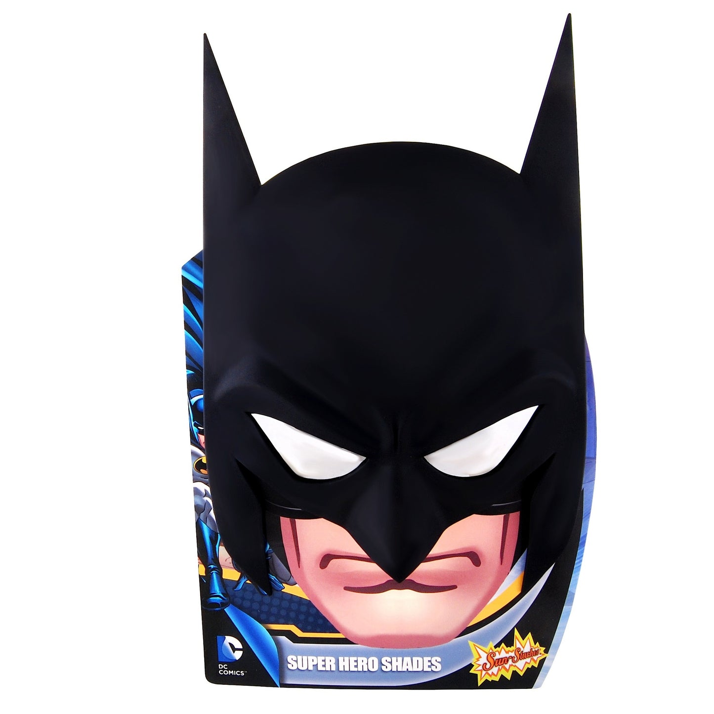 Hide your secret identity with these Batman Dark Knight Sun-Staches.