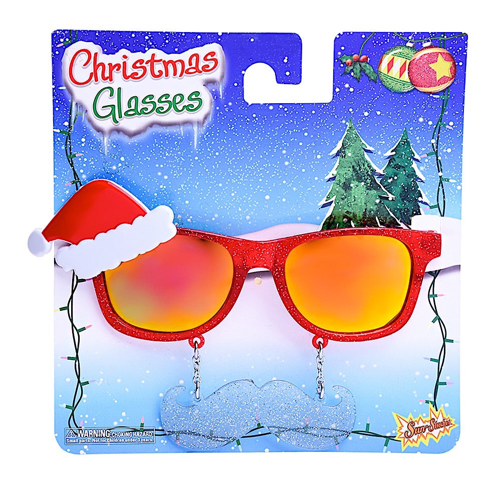 Santa Christmas Sunglasses - Cute Stocking Stuffers