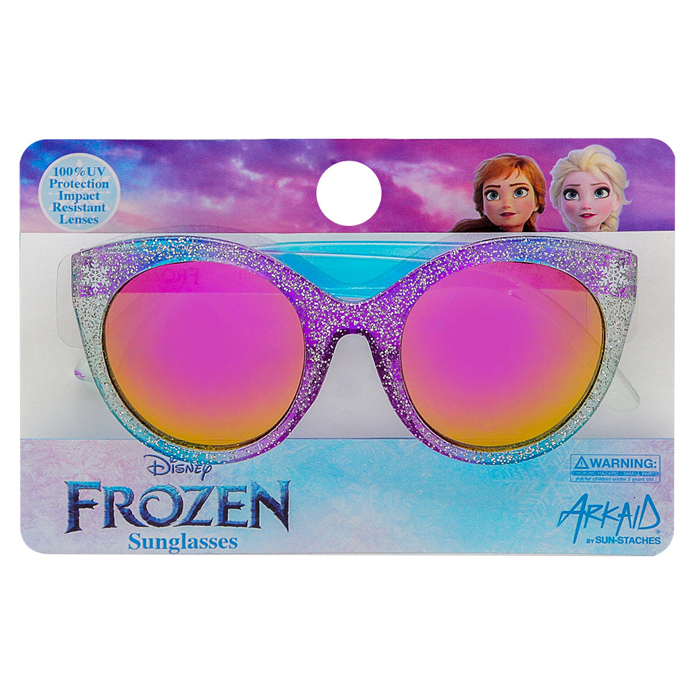 Frozen Purple Cateye w/ Snowflakes Arkaid Sunglasses
