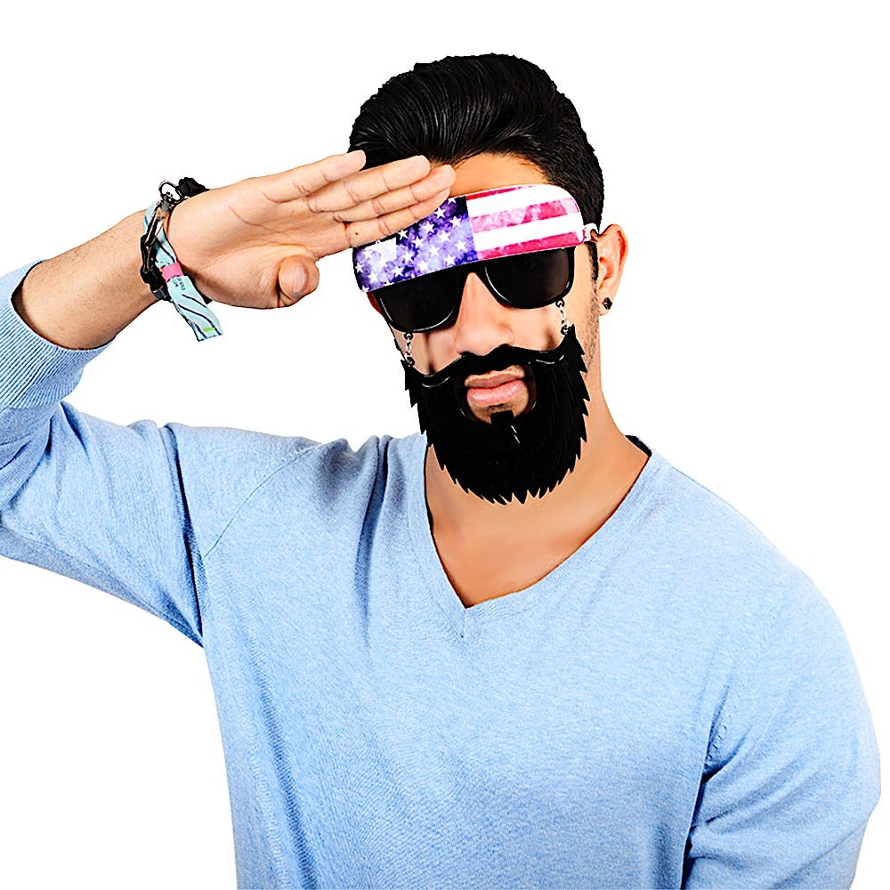 American Trucker Sunglasses Great for 4th of July Party